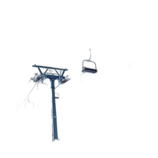 robot, staff, animal, umbrella, 3d render, photorealistic, concept art, ski transparent PNG cut-out