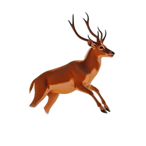 animal, creature, crown, staff, 3d render, concept art, photorealistic, fantasy art transparent PNG cut-out