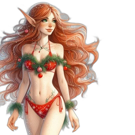 fantasy art, concept art, watercolor, photorealistic, ethereal, figure, reminiscent, elfin transparent PNG cut-out