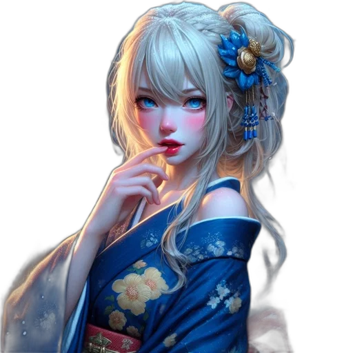 face, staff, dress, dragon, fantasy art, photorealistic, concept art, anime transparent PNG cut-out