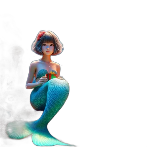 creature, dress, robot, staff, concept art, 3d render, vaporwave, fantasy art transparent PNG cut-out