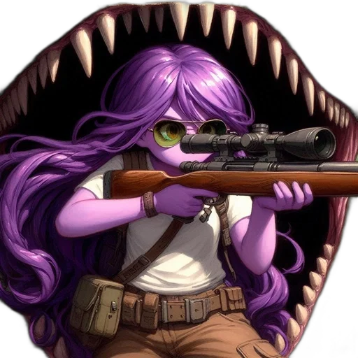 weapon, staff, animal, creature, anime, concept art, cartoon, pixel art transparent PNG cut-out