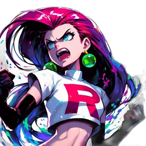 weapon, anime, pixel art, concept art, vaporwave, animated, character, red transparent PNG cut-out