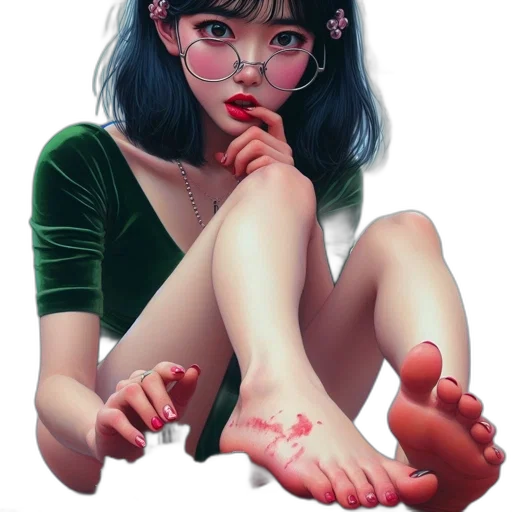 shoes, face, dress, creature, photorealistic, fantasy art, concept art, comic book art transparent PNG cut-out