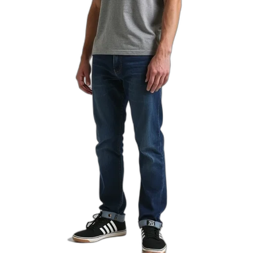 staff, shoes, jacket, face, 3d render, concept art, photorealistic, dark transparent PNG cut-out
