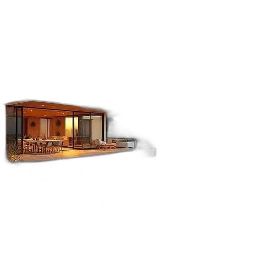 furniture, building, 3d render, concept art transparent PNG cut-out