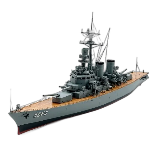 weapon, 3d render, concept art, detailed, model, japanese, destroyer, ship transparent PNG cut-out