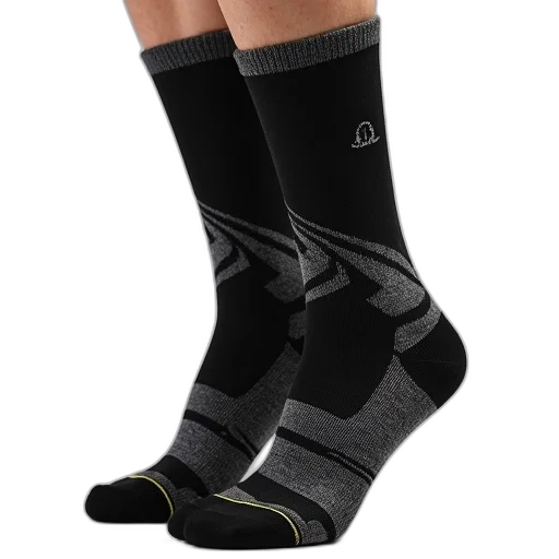 thermosports, skiing, socks, black transparent PNG cut-out