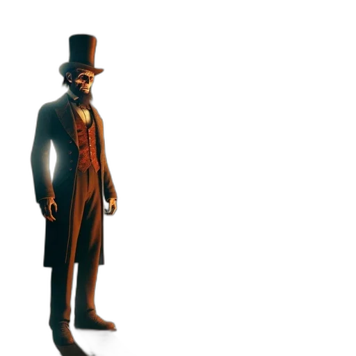 hat, staff, mask, robot, 3d render, concept art, pixel art, photorealistic transparent PNG cut-out