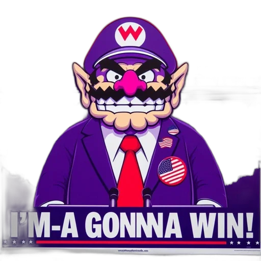 pixel art, vaporwave, concept art, poster, features, mario, sporting, american transparent PNG cut-out