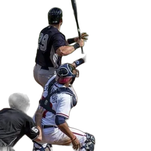 staff, weapon, baseball, player, black, uniform, number, his transparent PNG cut-out