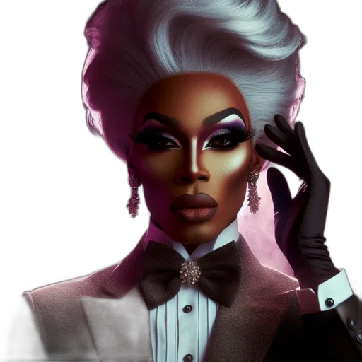 crown, face, hair, concept art, cartoon, fantasy art, photorealistic, dark transparent PNG cut-out