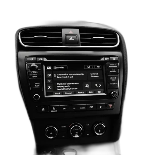 car, black, white, image, stereo, system, detailed, description transparent PNG cut-out