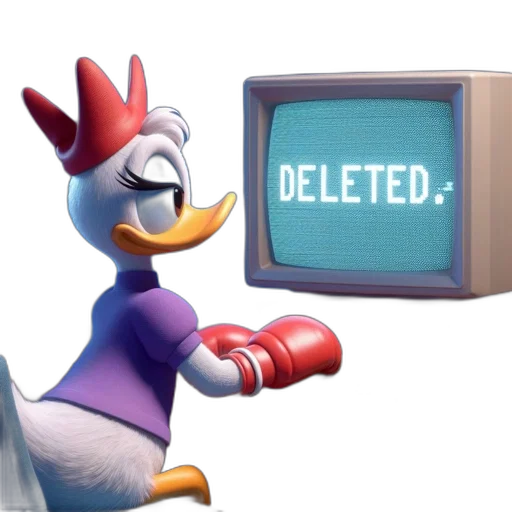 robot, 3d render, pixel art, anthropomorphic, duck, wears, purple, shirt transparent PNG cut-out