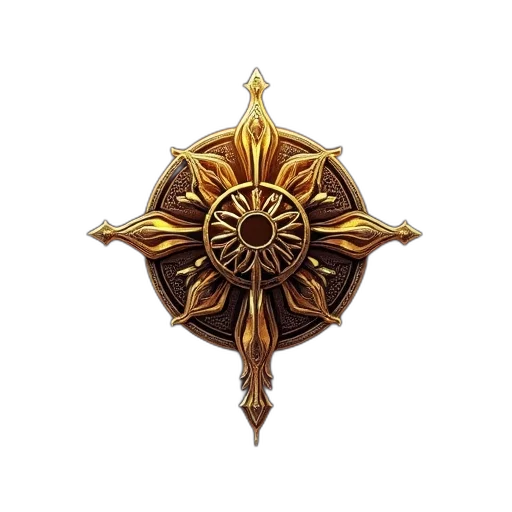 staff, crown, sword, jewelry, fantasy art, 3d render, concept art, pixel art transparent PNG cut-out