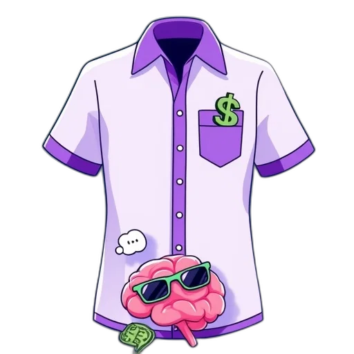 jacket, staff, concept art, vaporwave, cartoon, 3d render, pastel, stylized transparent PNG cut-out