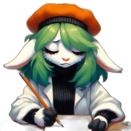 staff, hat, jacket, mask, pixel art, concept art, watercolor, fantasy art transparent PNG cut-out