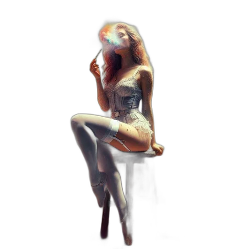 dress, shoes, robot, mask, concept art, 3d render, photorealistic, fantasy art transparent PNG cut-out