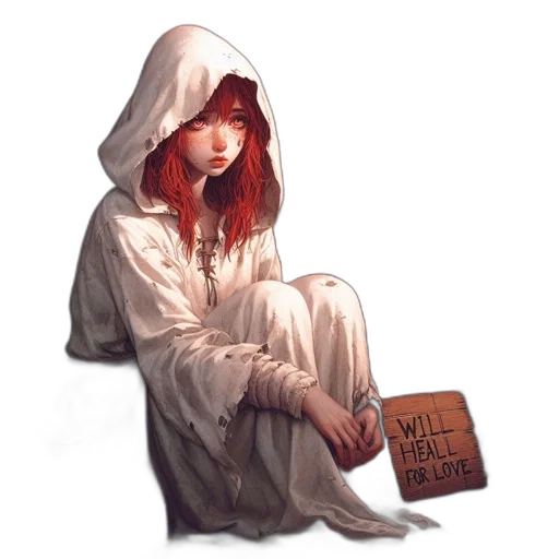 jacket, dress, concept art, fantasy art, comic book art, pixel art, red, woman transparent PNG cut-out