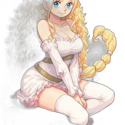 dress, staff, crown, fantasy art, anime, concept art, pixel art, pastel transparent PNG cut-out