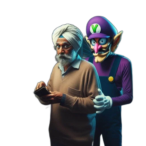 mask, face, creature, staff, concept art, pixel art, comic book art, 3d render transparent PNG cut-out