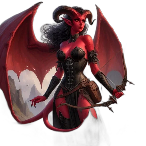 dragon, staff, fantasy art, concept art, comic book art, pixel art, red, dark transparent PNG cut-out