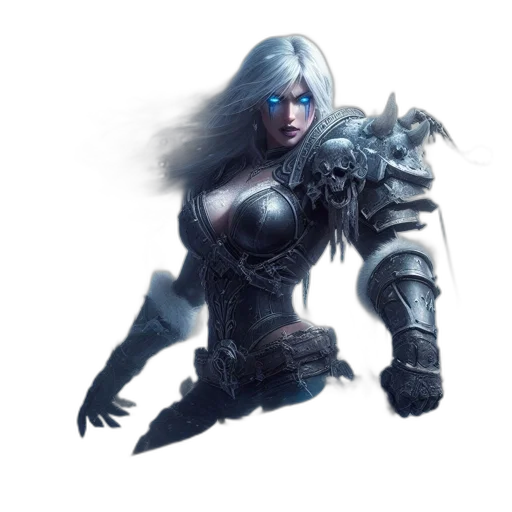 weapon, sword, staff, robot, fantasy art, concept art, comic book art, 3d render transparent PNG cut-out