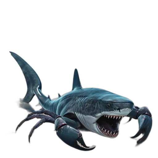 creature, animal, dragon, weapon, concept art, 3d render, fantasy art, photorealistic transparent PNG cut-out