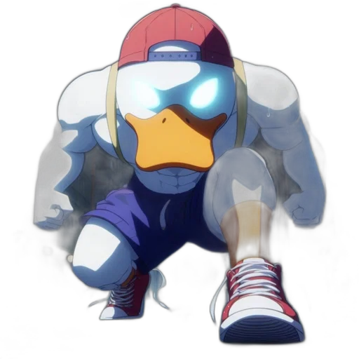robot, mask, weapon, animal, concept art, pixel art, anime, 3d render transparent PNG cut-out