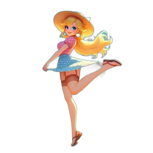 dress, staff, concept art, cartoon, fantasy art, 3d render, underwater, lively transparent PNG cut-out
