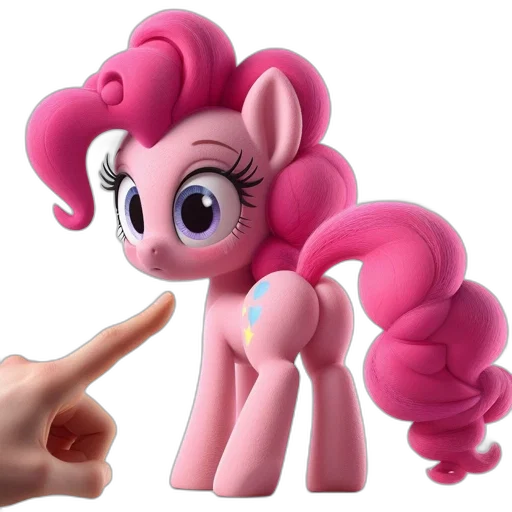 staff, weapon, 3d render, concept art, animated, pink, pony, featuring transparent PNG cut-out