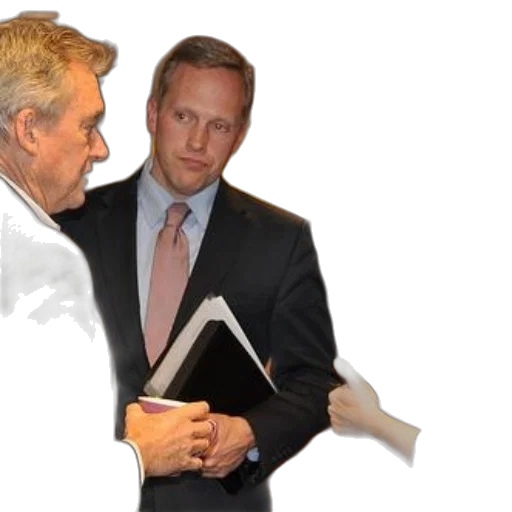 four, professionals, business, attire, engage, conversation, event transparent PNG cut-out