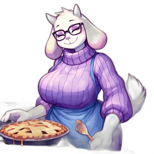 food, dress, animal, staff, pixel art, watercolor, concept art, fantasy art transparent PNG cut-out