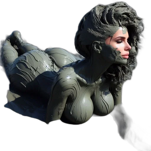 mask, creature, hair, face, 3d render, photorealistic, concept art, fantasy art transparent PNG cut-out