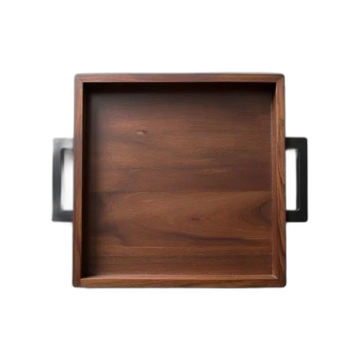 furniture, jewelry, crown, staff, 3d render, earth tones, dark, sleek transparent PNG cut-out