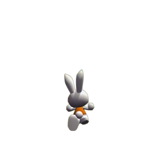 animal, creature, weapon, staff, pixel art, 3d render, concept art, monochrome transparent PNG cut-out