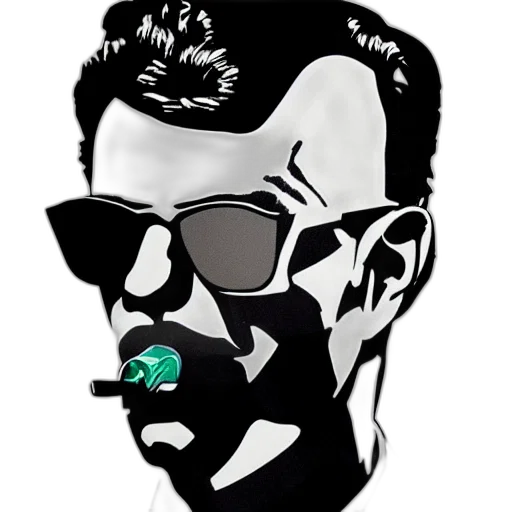 mask, face, cartoon, comic book art transparent PNG cut-out