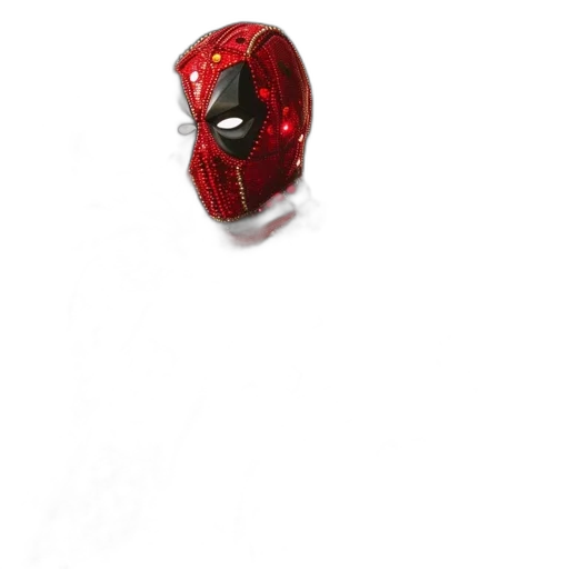 jewelry, mask, robot, weapon, 3d render, comic book art, concept art, photorealistic transparent PNG cut-out