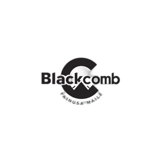 monochrome, dark, white, background, word, blackcomb, stylized, font transparent PNG cut-out