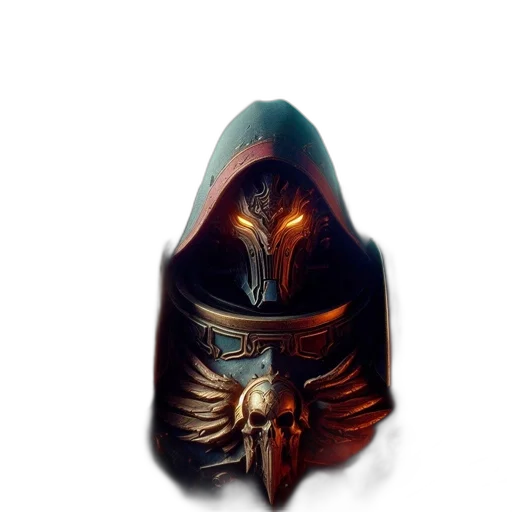 mask, staff, jacket, face, fantasy art, concept art, 3d render, pixel art transparent PNG cut-out