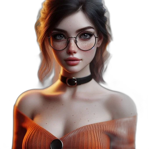 dress, face, jewelry, hair, fantasy art, photorealistic, 3d render, concept art transparent PNG cut-out