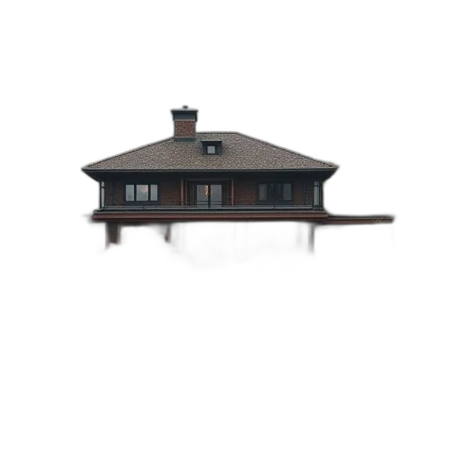 building, furniture, staff, umbrella, 3d render, concept art, photorealistic, pixel art transparent PNG cut-out
