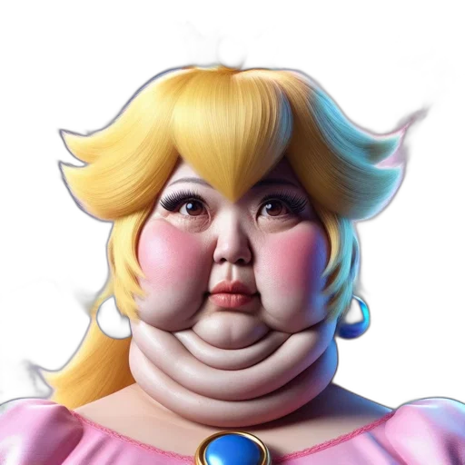 face, dress, creature, crown, concept art, 3d render, photorealistic, fantasy art transparent PNG cut-out