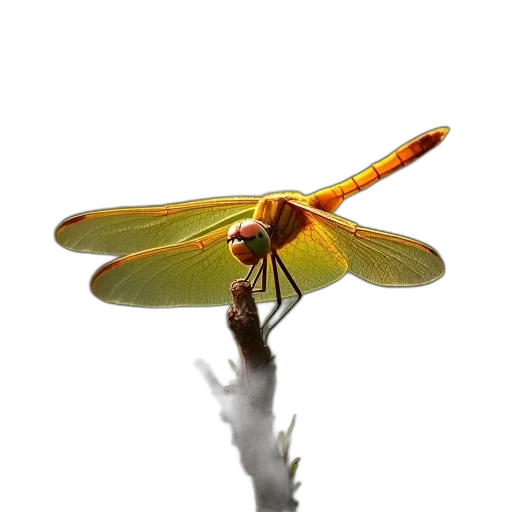 flower, dragon, animal, staff, 3d render, photorealistic, concept art, fantasy art transparent PNG cut-out