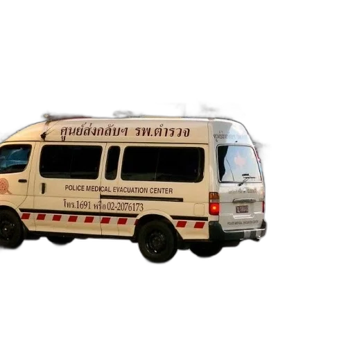 car, staff, 3d render, concept art, photorealistic, police, medical, evacuation transparent PNG cut-out