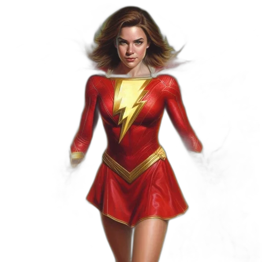 dress, jacket, comic book art, concept art, fantasy art, photorealistic, female, superhero transparent PNG cut-out