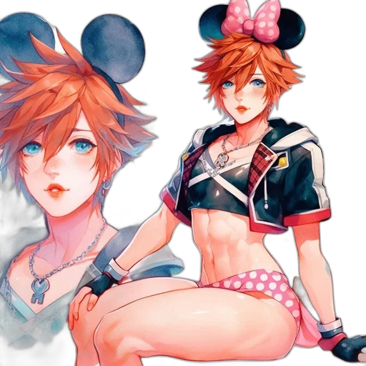 concept art, watercolor, anime, fantasy art, neon lights, pastel, colorful, blue transparent PNG cut-out