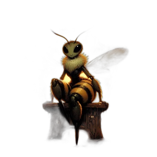 animal, creature, staff, furniture, concept art, photorealistic, 3d render, fantasy art transparent PNG cut-out