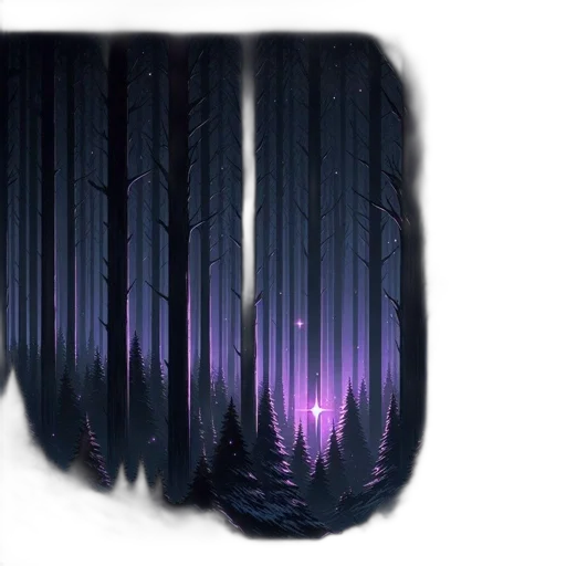 tree, crown, hair, creature, concept art, fantasy art, pixel art, 3d render transparent PNG cut-out