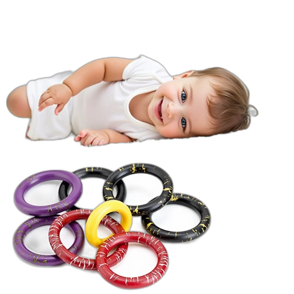 jewelry, young, child, lying, white, surface, gradient, background transparent PNG cut-out